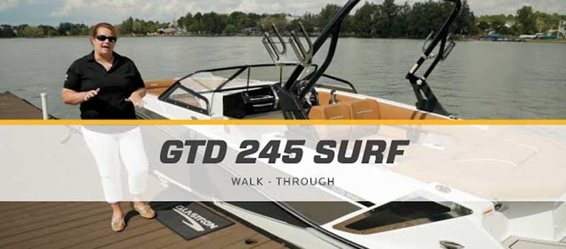 Glastron GTD 245 surf walkthrough video thumbnail