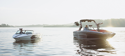 Mastercraft boats on the water