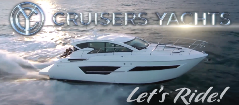 Cruisers Yacht out on the water