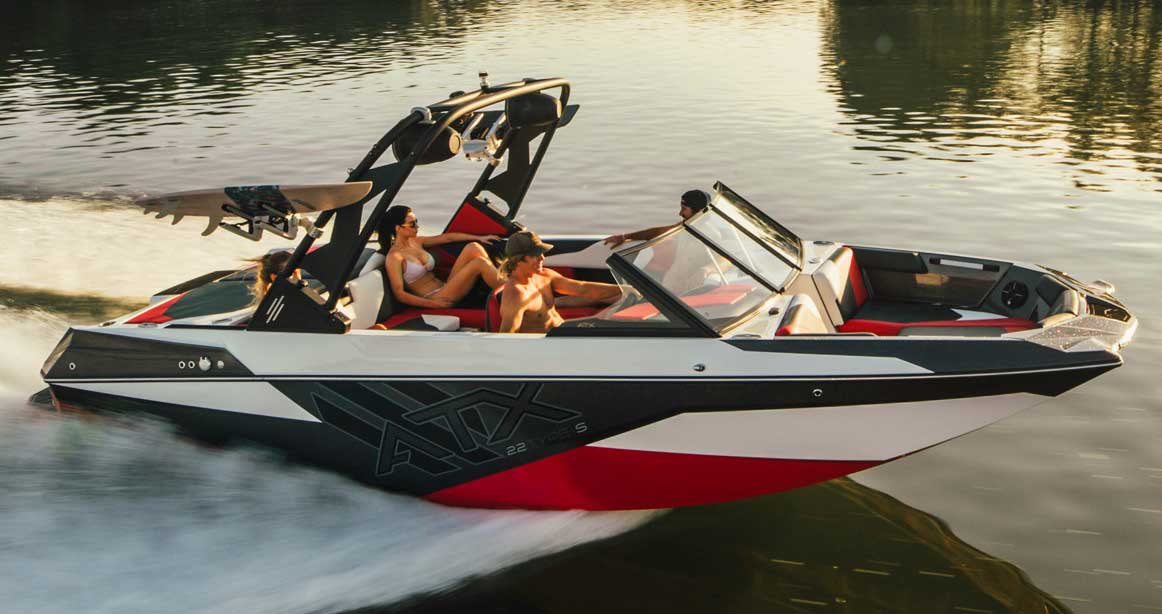 ATX sport boat running