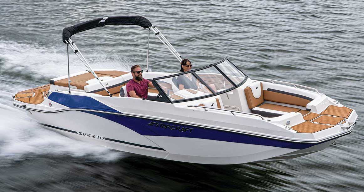 Starcraft sport boat running