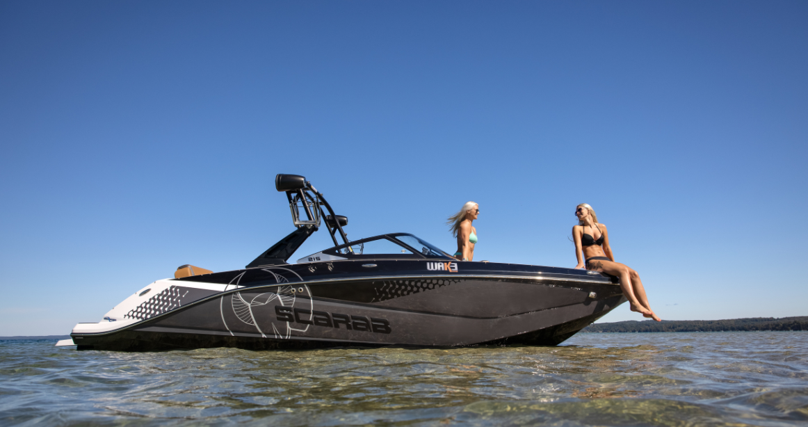 Scarab 215 ID On Water