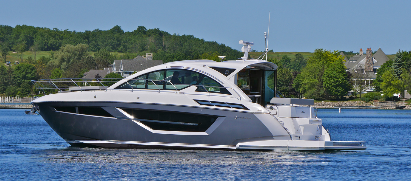 50 Cantius Blue Hull on Water