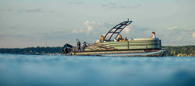 Harris Solstice 230 Sport Anchored On Water