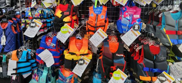 Proshop life jackets