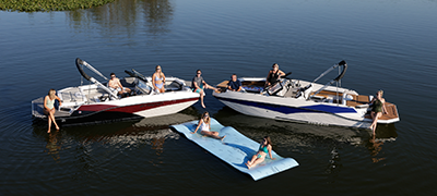 Starcraft models on the water