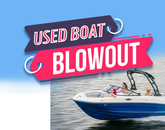 used boat blowout