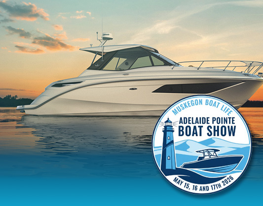 muskegon boat life   adelaide pointe boat show